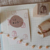 bighands handmade Rubber Stamp - Bread House