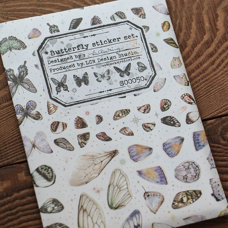 LCN Sticker Set - Butterfly Washi