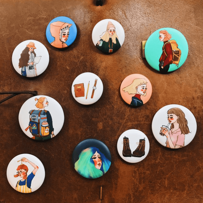 La Dolce Vita Badges: Bon Voyage