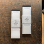 Oeda Letterpress 3 Pattern Label Book【Red & Bronze・Blue & Black】