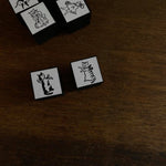 Kocka Rubber Stamp - Cat