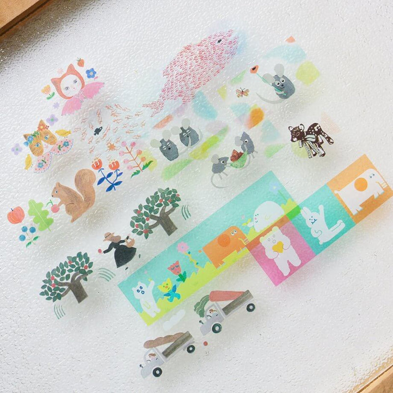 Aiko Fukawa Clear Masking Tape - Cat Cat