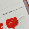 SOMe Phrase Rubber Stamp - ⚠ Cautious