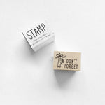 KNOOP Original Rubber Stamp - Don't Forget