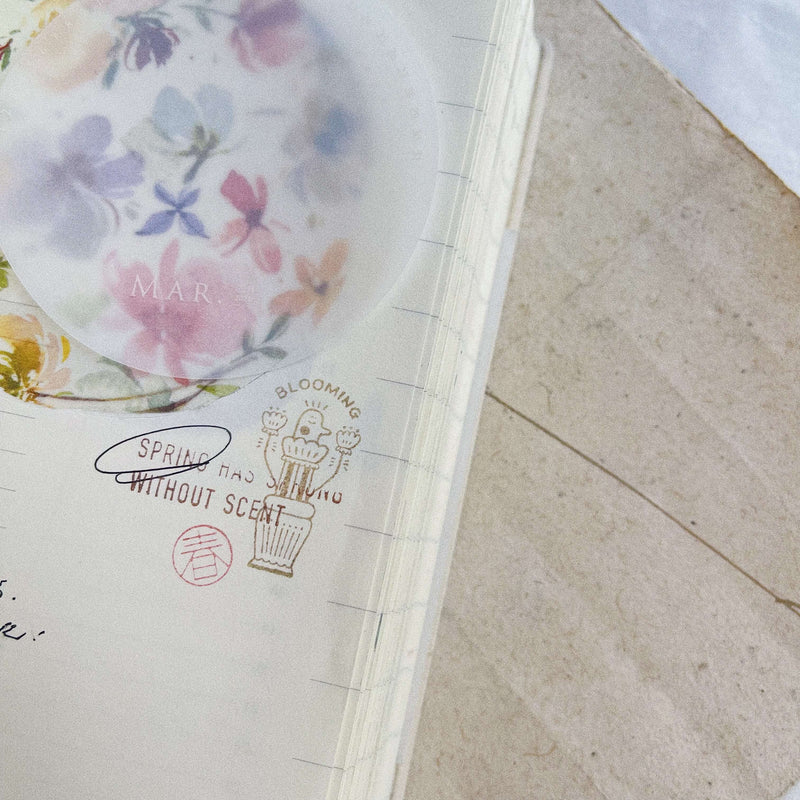 Season Postmark Rubber Stamp - 春夏秋冬 (four seasons)