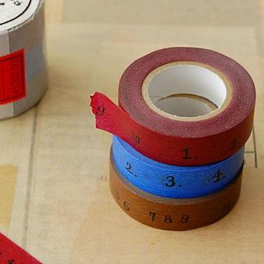 Classiky Number Washi Tape