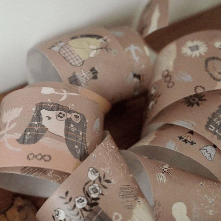 misshoegg Washi Tape - Days in Coffee Tone