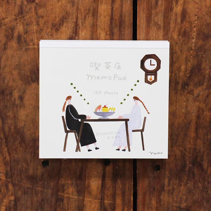 Necktie Memo Block - Coffee Shop