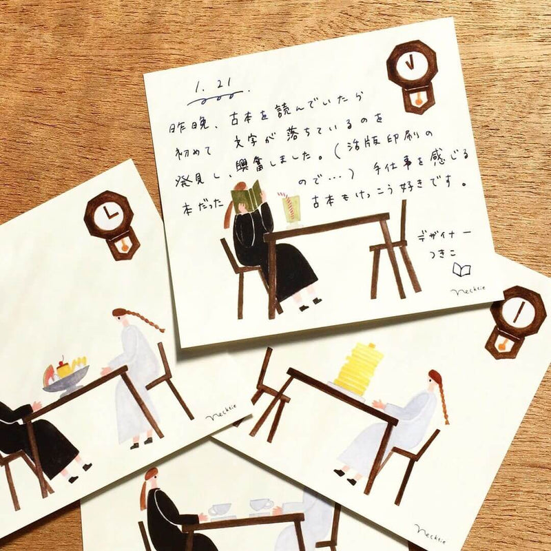 Necktie Memo Block - Coffee Shop