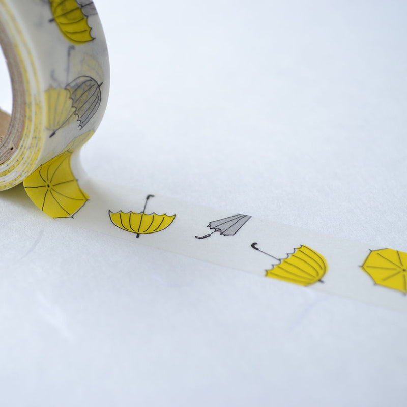 monokoto store x Shuzi Orishige Washi Tape - Umbrella & Colourful Rains