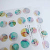 YOHAKU Round Clear Sticker | M-034/036/039/040