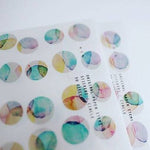 YOHAKU Round Clear Sticker | M-034/036/039/040