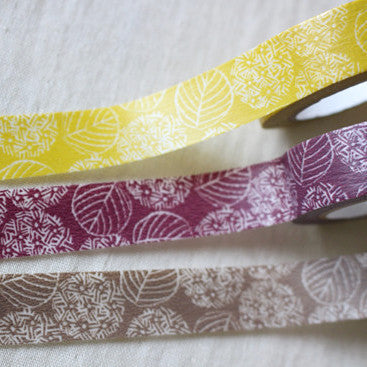 Classiky Hydrangea Washi Tape