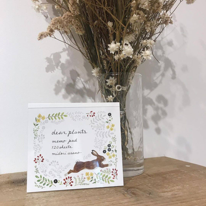 Midori Asano Memo Block - Dear Plants