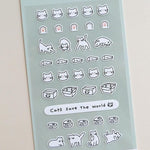 Suatelier Mini Sticker - Deco.09 (cats)