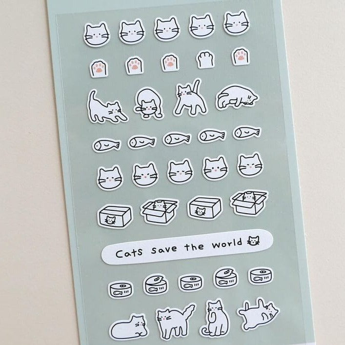 Suatelier Mini Sticker - Deco.09 (cats)