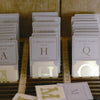 Classiky Embossed Alphabets Sticker