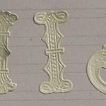 Classiky Embossed Alphabets Sticker