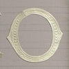Classiky Embossed Alphabets Sticker