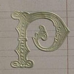 Classiky Embossed Alphabets Sticker