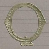 Classiky Embossed Alphabets Sticker