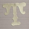 Classiky Embossed Alphabets Sticker