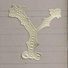 Classiky Embossed Alphabets Sticker