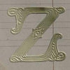 Classiky Embossed Alphabets Sticker