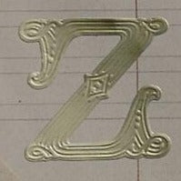 Classiky Embossed Alphabets Sticker