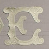 Classiky Embossed Alphabets Sticker