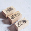 Black Milk Project Rubber Stamp - Engawa (Cat in Futon)
