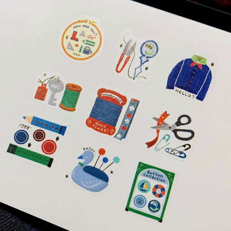 eric Sticker Flake Set II - My Shop/Sewing