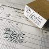 LampxPaperi Handwriting Memorandum Rubber Stamp