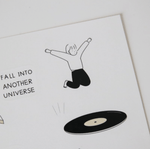fall into something you love Sticker Sheet