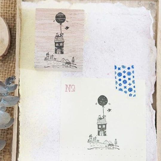 Black Milk Project Rubber Stamp - Floating House