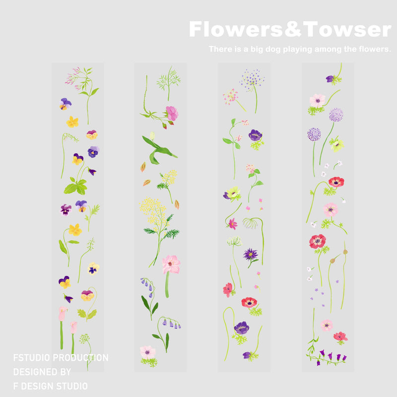 FStudio PET Tape  - Flowers