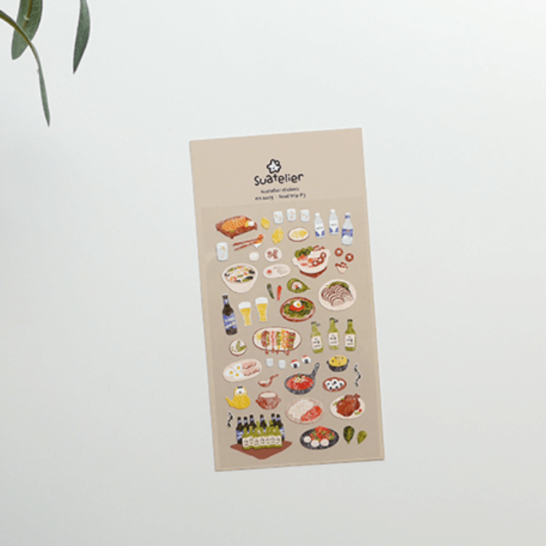 Suatelier Stickers - Food Trip III