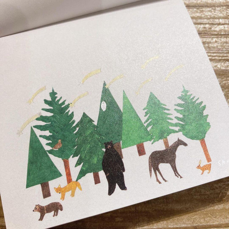 Nishi Shuku Memo Block - Forest
