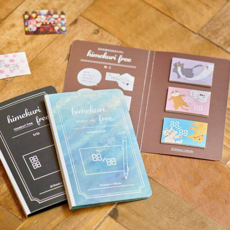 Himekuri Free Sticky Notes - Cats