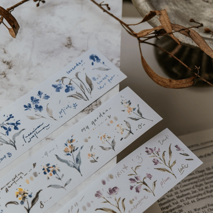 Meow Illustration Washi Tape - Garden Journals