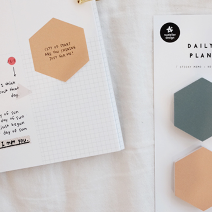 Suatelier Geometric Sticky Notes