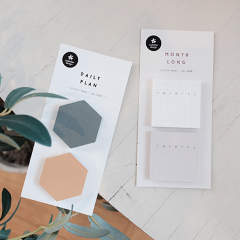 Suatelier Geometric Sticky Notes