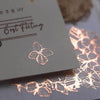 modaizhi Hydrangea Washi Tape - Bronze Gold