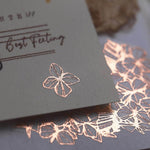 modaizhi Hydrangea Washi Tape - Bronze Gold