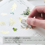MU Gold Foil Print-On Sticker - Winter Limited Edition Series