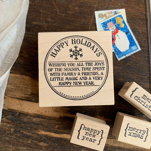 CatslifePress Rubber Stamp - Season Greeting Series