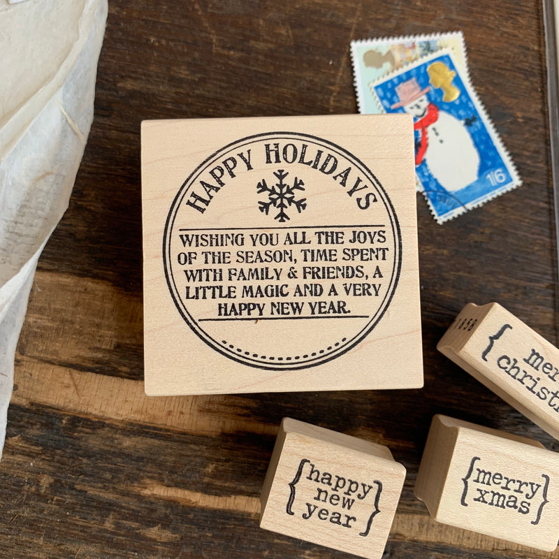 CatslifePress Rubber Stamp - Season Greeting Series