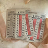 Vintage Emergency Exchange Tickets (5pcs)
