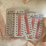 Vintage Emergency Exchange Tickets (5pcs)
