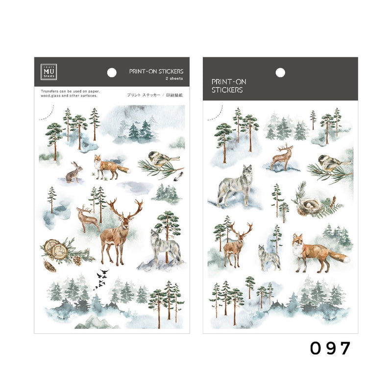 MU Print-On Sticker - Winter Limited Edition Series